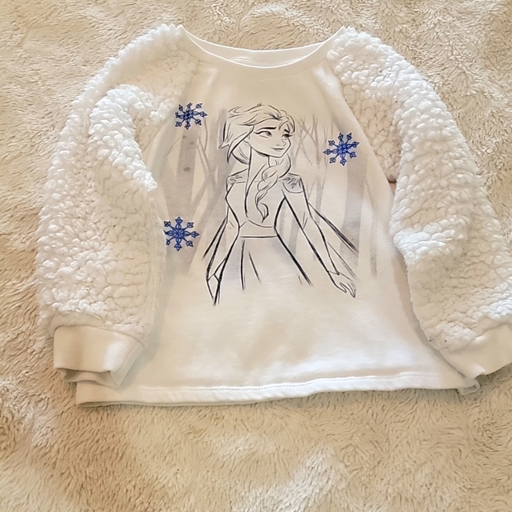 Toddler Girls 5T Disney Frozen Elsa sweater